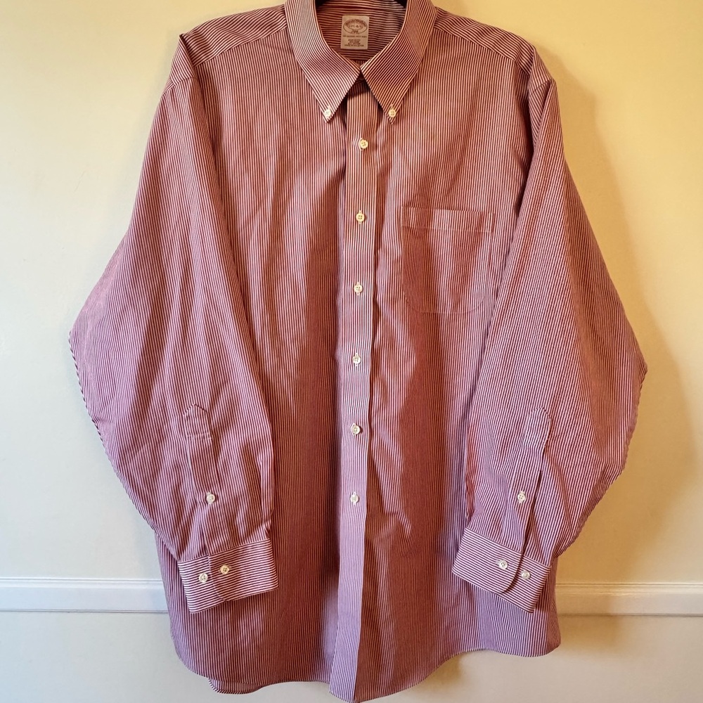 Brooks Brothers Red Casual Button Down Shirt